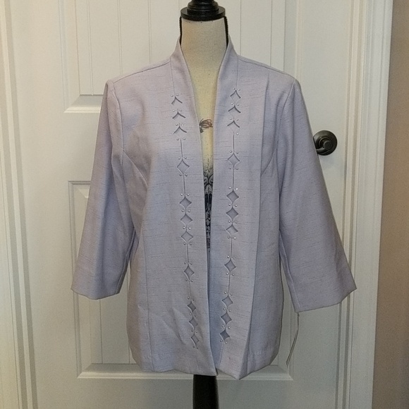 NEW 2 piece Alfred Dunner jacket,16 and pants 18p - Picture 2 of 8
